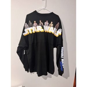 Star Wars Spirit Jersey VTG Action Figures Long Sleeve NWT WDW
